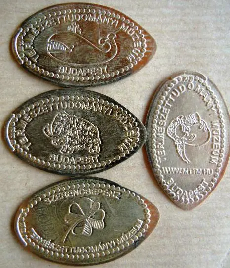 Préselt érmék, Természettudományi Múzeum